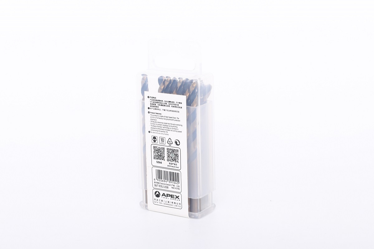 52648 SATA 10Pc. HSS Fully Ground Twist Drill 4.8mm