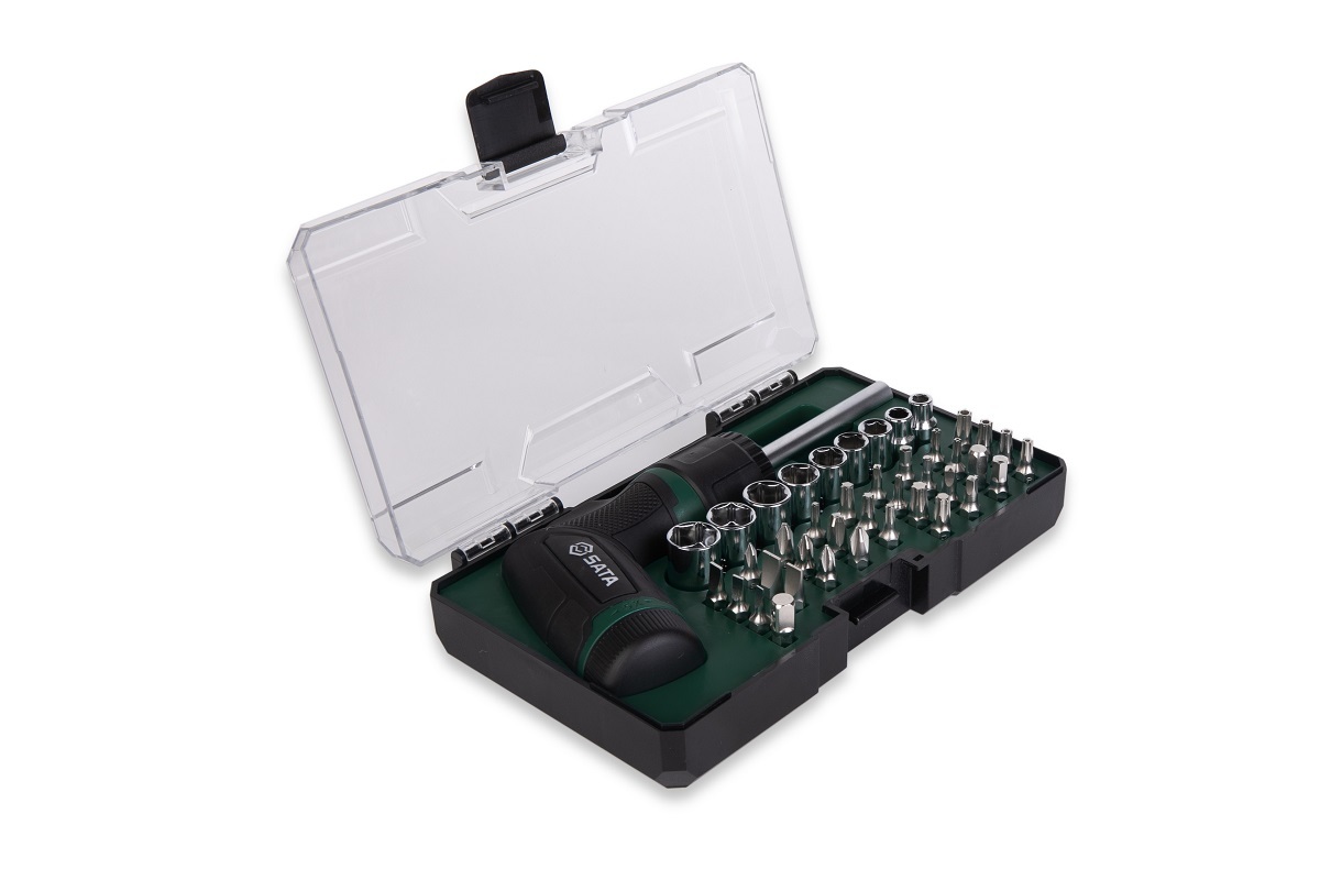 05111 SATA 42PCS 5X FOLDING  RATCHETING  SCREWDRIVE