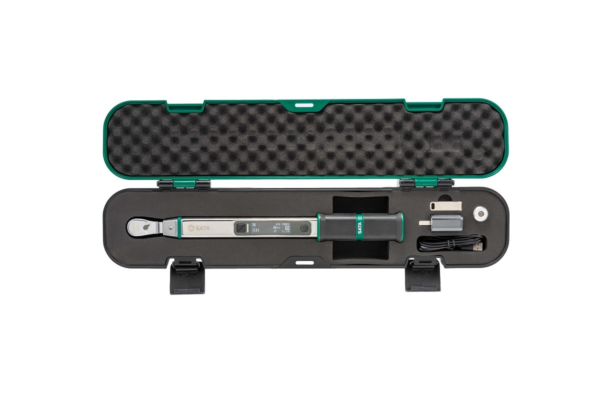 96585 SATA 1/4"Dr.Wireless Electronic Torque Wrench 5-25N·m