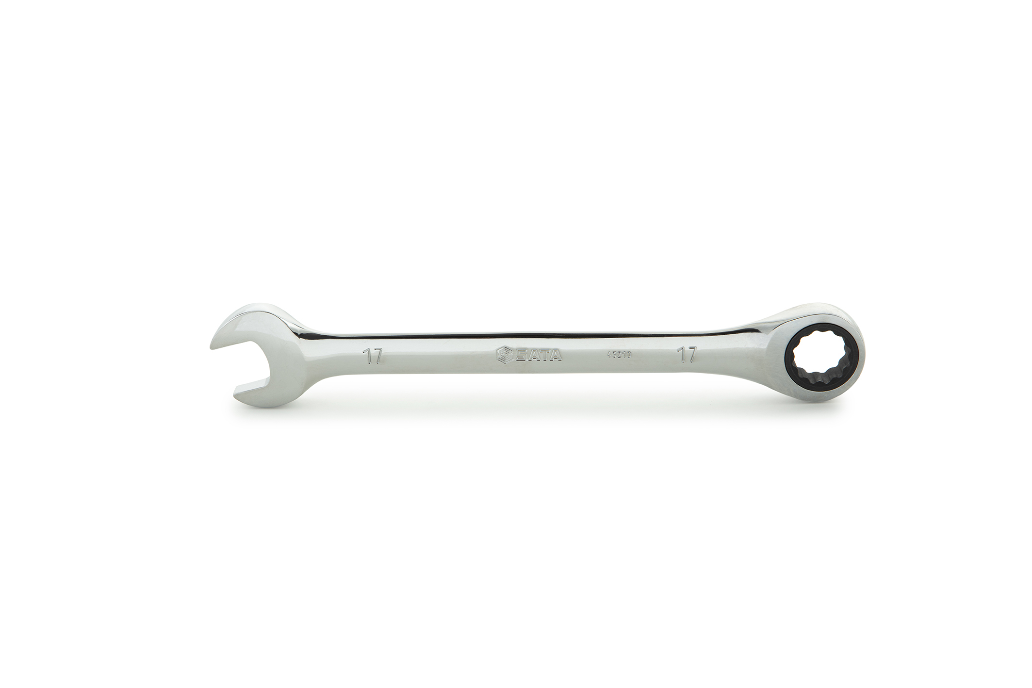 43201 SATA Full Polish Combination Ratcheting Wrench 8MM