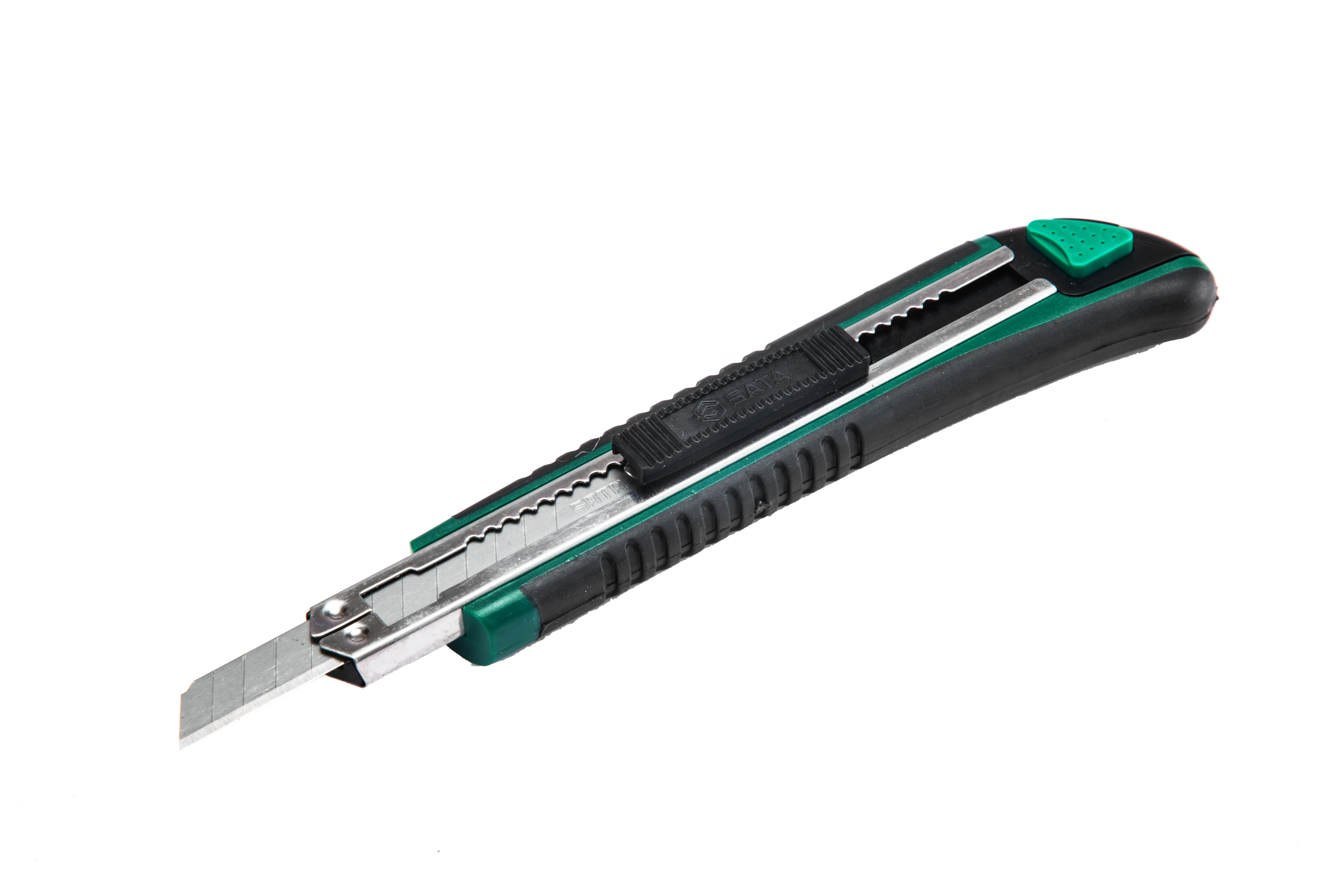 93427 SATA Rubber Grip Snap-off Knife, 13-point, 9x80MM
