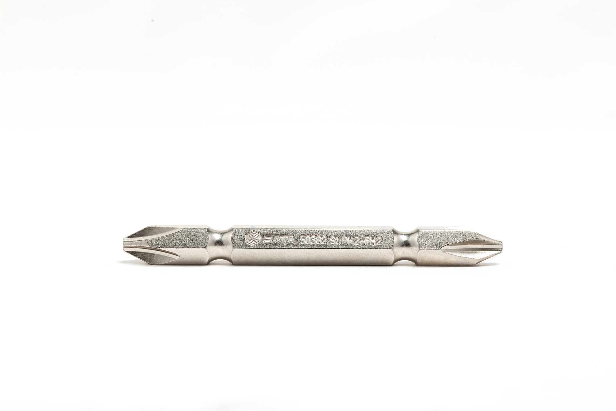 59382 SATA 5Pc. 1/4" Hex Shank Double-ended Bits, 65MM Length, #2