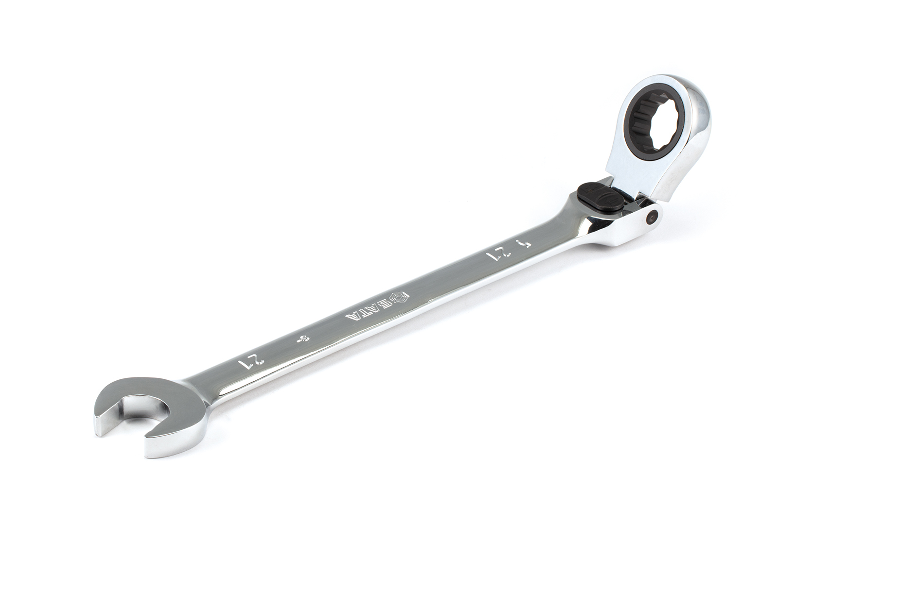 46814 SATA Extra Long Locking Flex Ratcheting Wrench 21MM