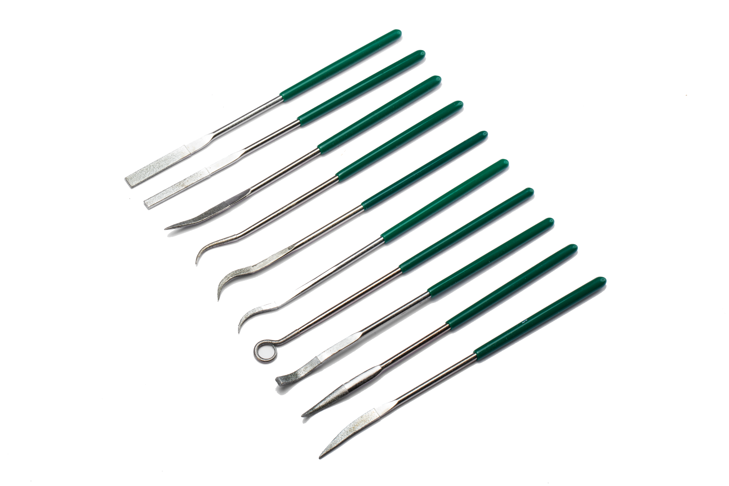 03804 SATA 10Pc. Diamond Assorted Special Needle File Set 3x140MM