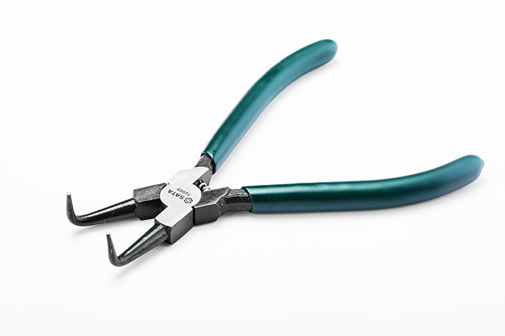 72005 SATA Internal Snap Ring Pliers 7", Curved Tips