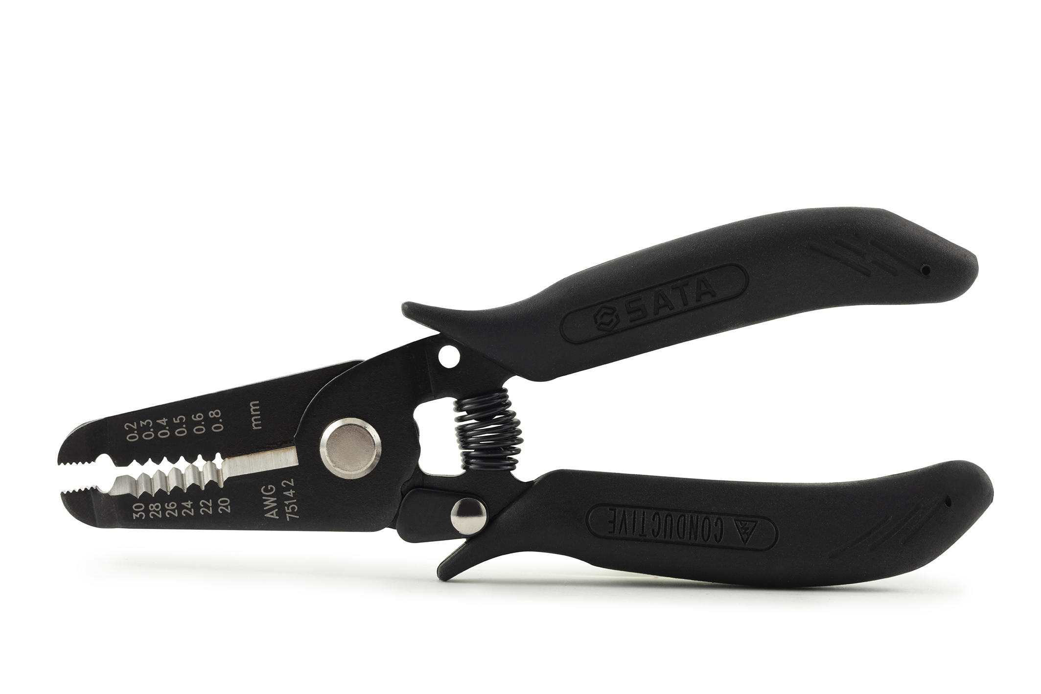 75142 SATA ESD Wire Stripper 5"(0.2-0.8MM)