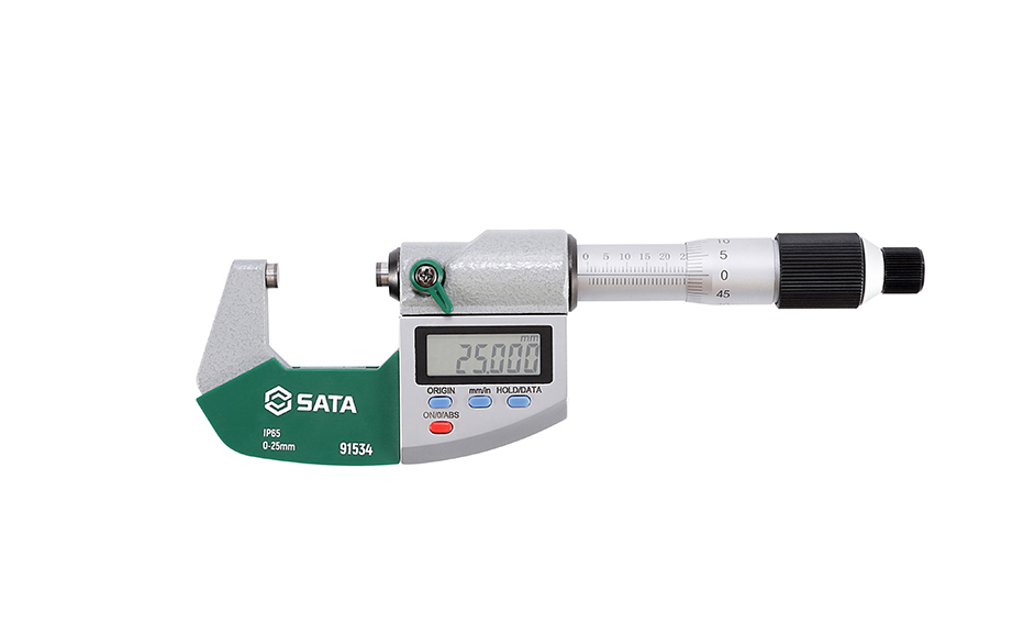 91534 SATA Digital Micrometer   0-25mm