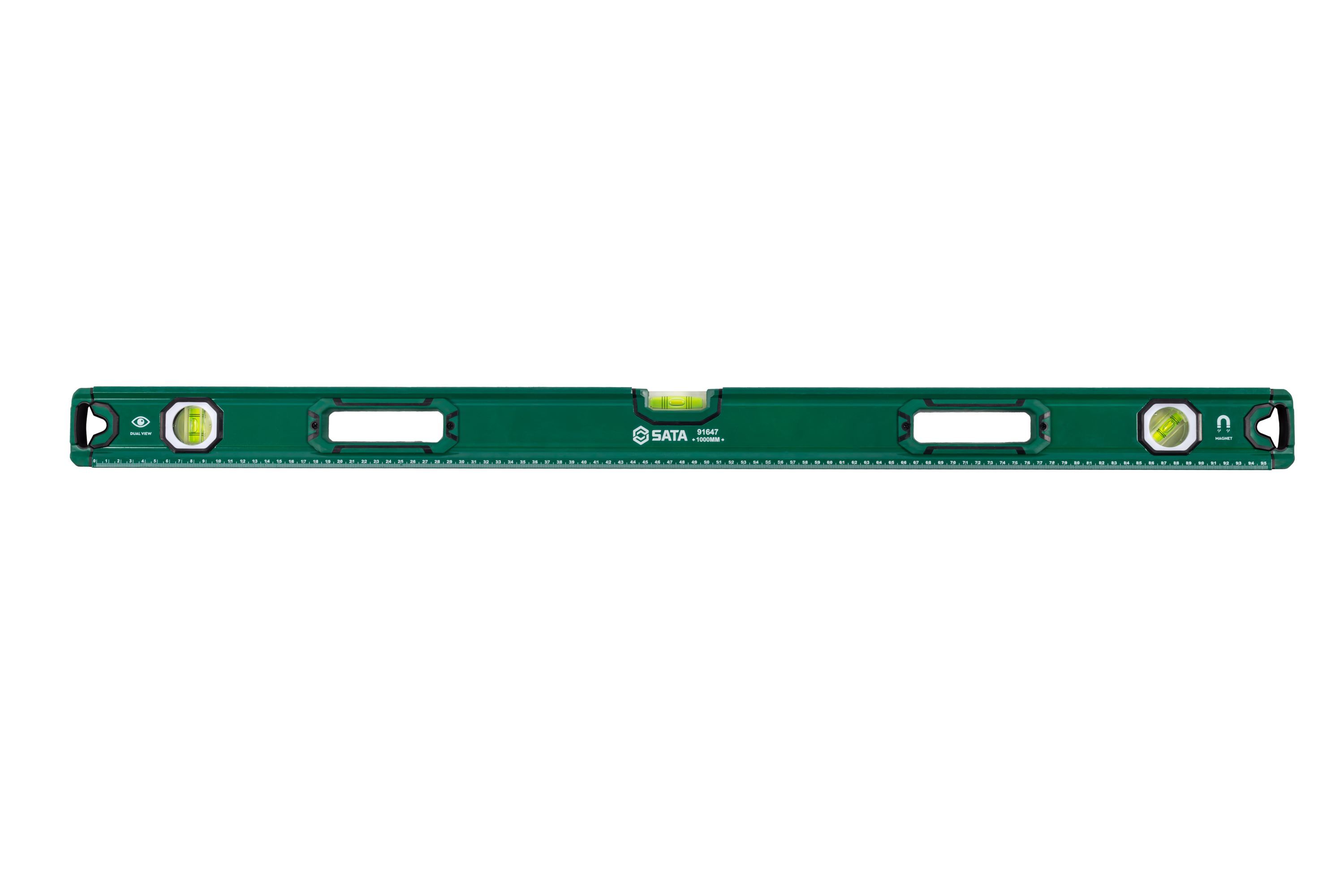 91647 SATA Magnetic Three Bubble Level 40"