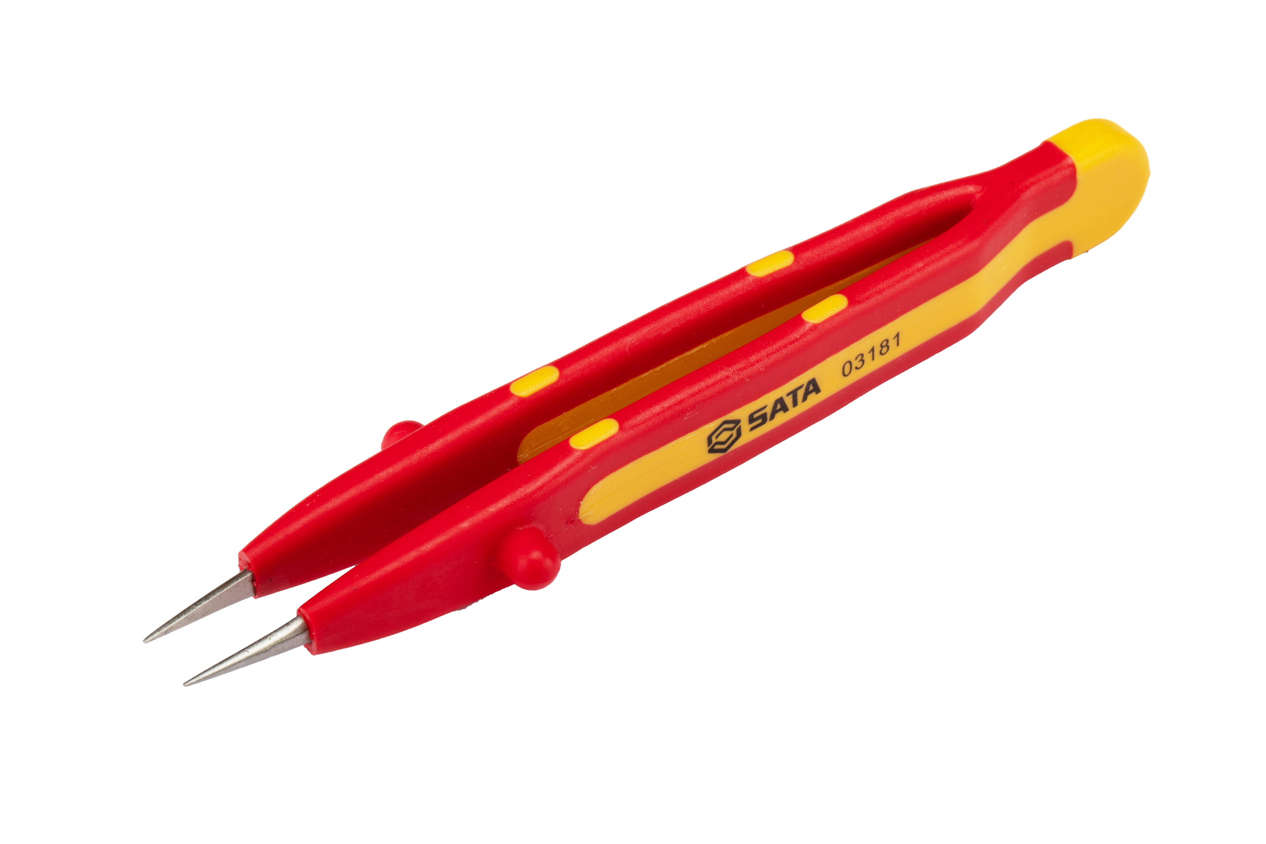 03181 SATA VDE Fine Pointed Tips Tweezers 134MM