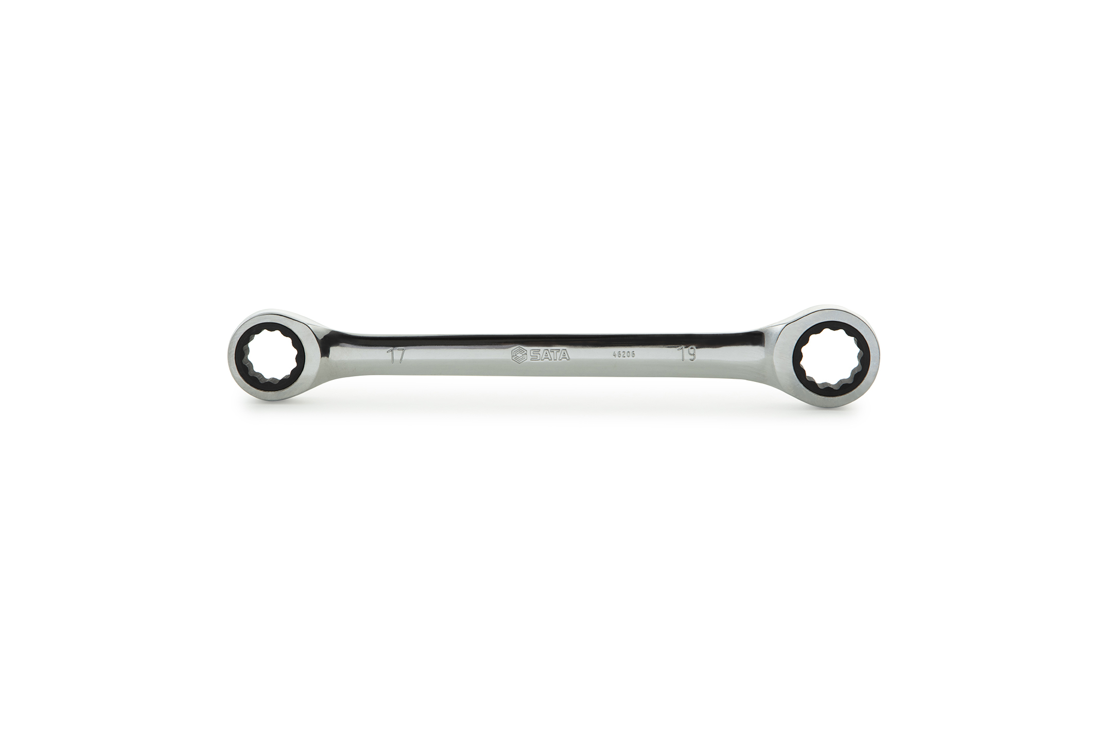 46207 SATA Full Polish Box End Ratcheting Wrench 22x24MM