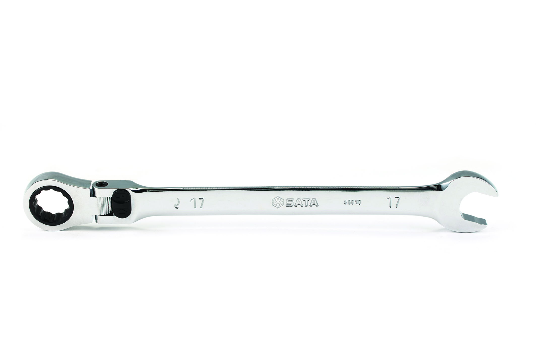 46810 SATA Extra Long Locking Flex Ratcheting Wrench 17MM