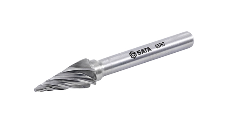 53767 SATA Conical pointed-nose coarse cut burrs M1020C06