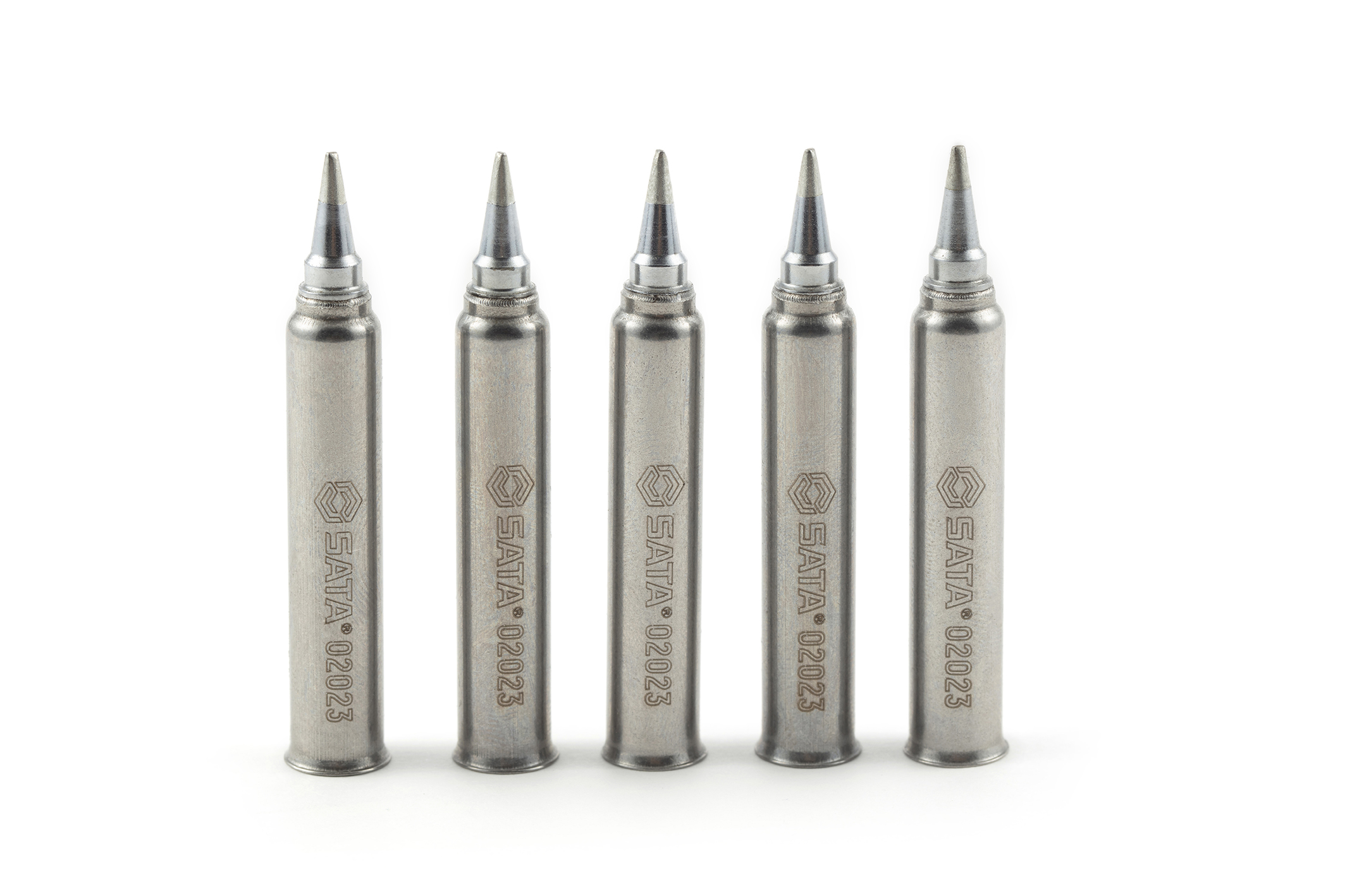 02024 SATA 5Pc. Lead-free Soldering Iron Tip, 1.6D Type, Slotted