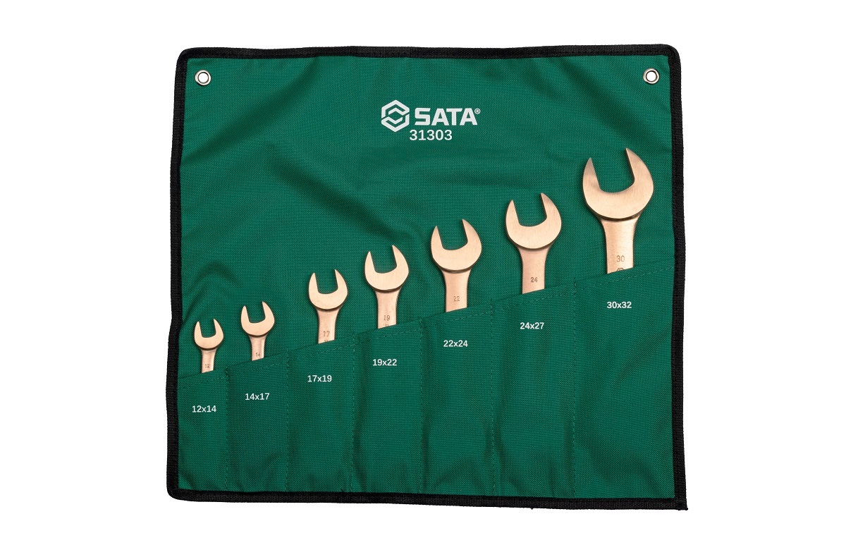 31303 SATA 7Pc. Explosion Proof Box End Wrench Set