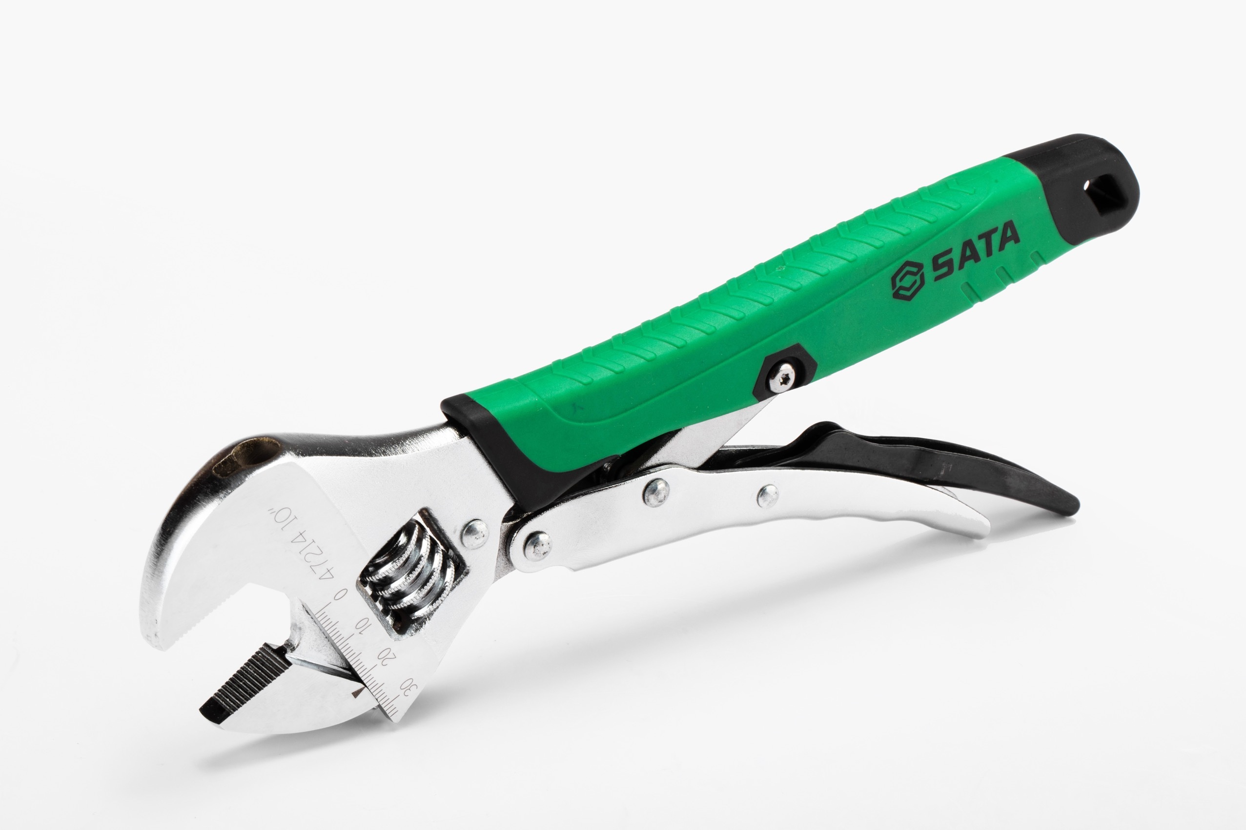 47213 SATA 8" Locking Adjustable Wrench
