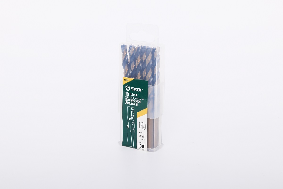 52668 SATA 10Pc. HSS Fully Ground Twist Drill 6.8mm