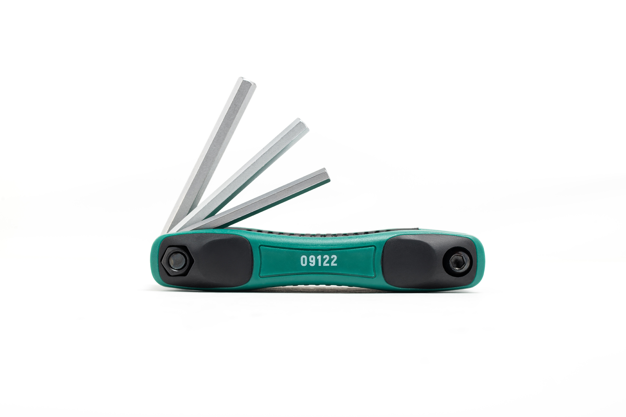 09122 SATA 9Pc. Folding Hex Key Set, S.A.E.