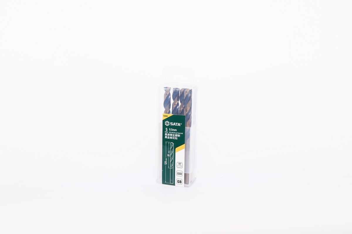 52695 SATA 5Pc. HSS Fully Ground Twist Drill 9.5mm
