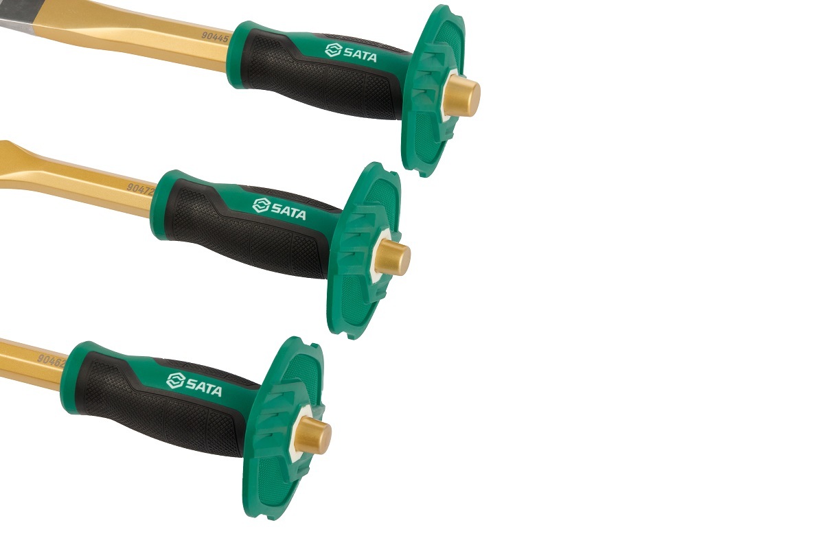 09167 SATA 3Pc. Chisel with Protective Handguard Set