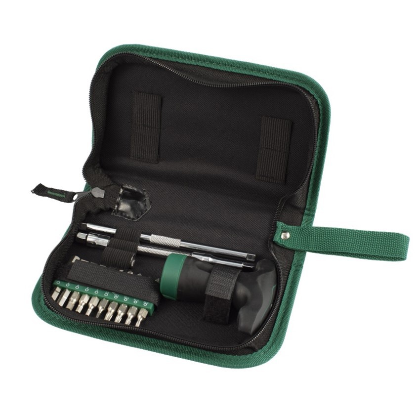 09341 SATA 24Pc. T-handle Ratcheting Screwdriver Set