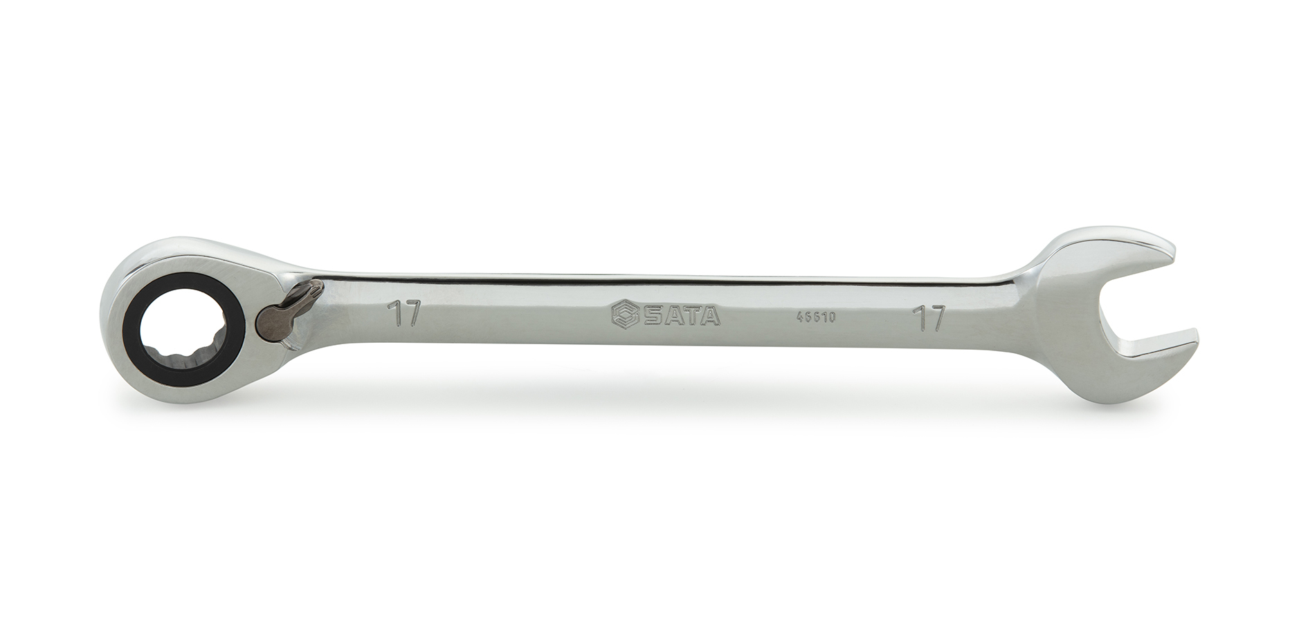 46604 SATA Full Polish Reversible Ratcheting Wrench 11MM