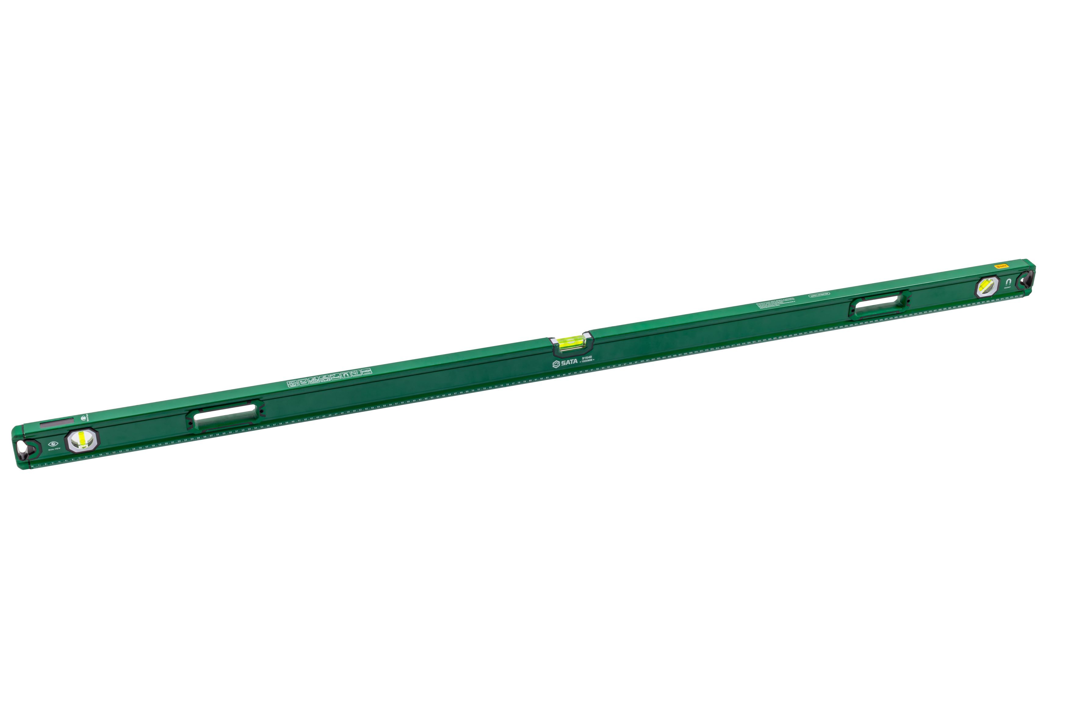 91648 SATA Magnetic Three Bubble Level 72"