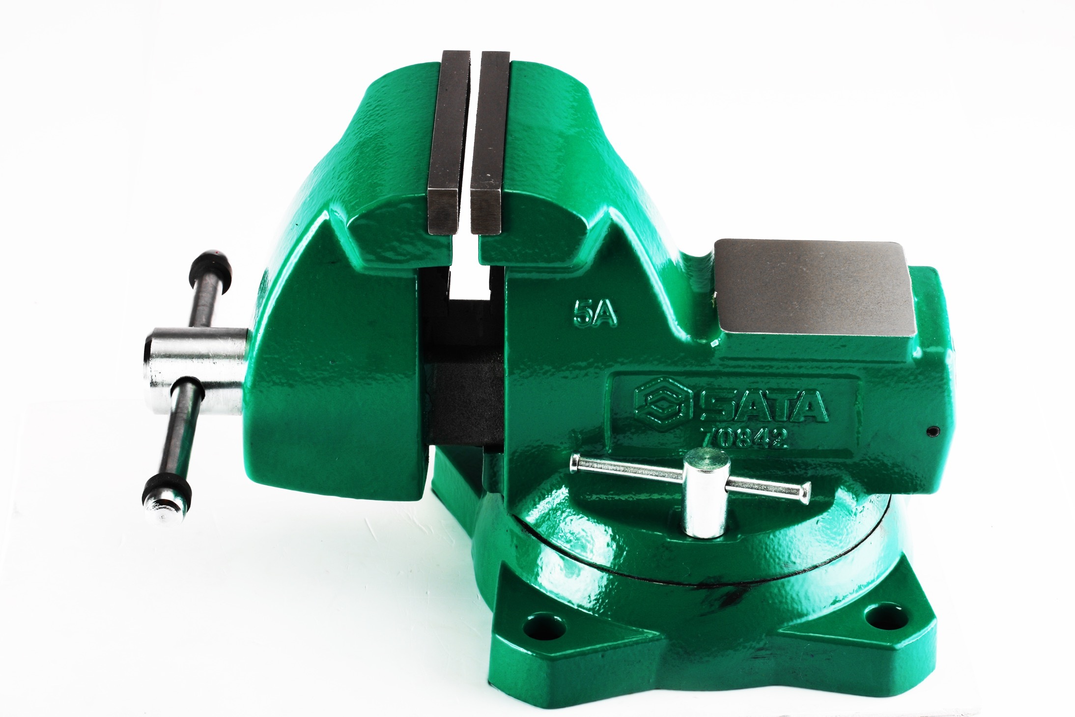 70842 SATA Heavy Duty Mechanic's Vise with Swivel Base 5"