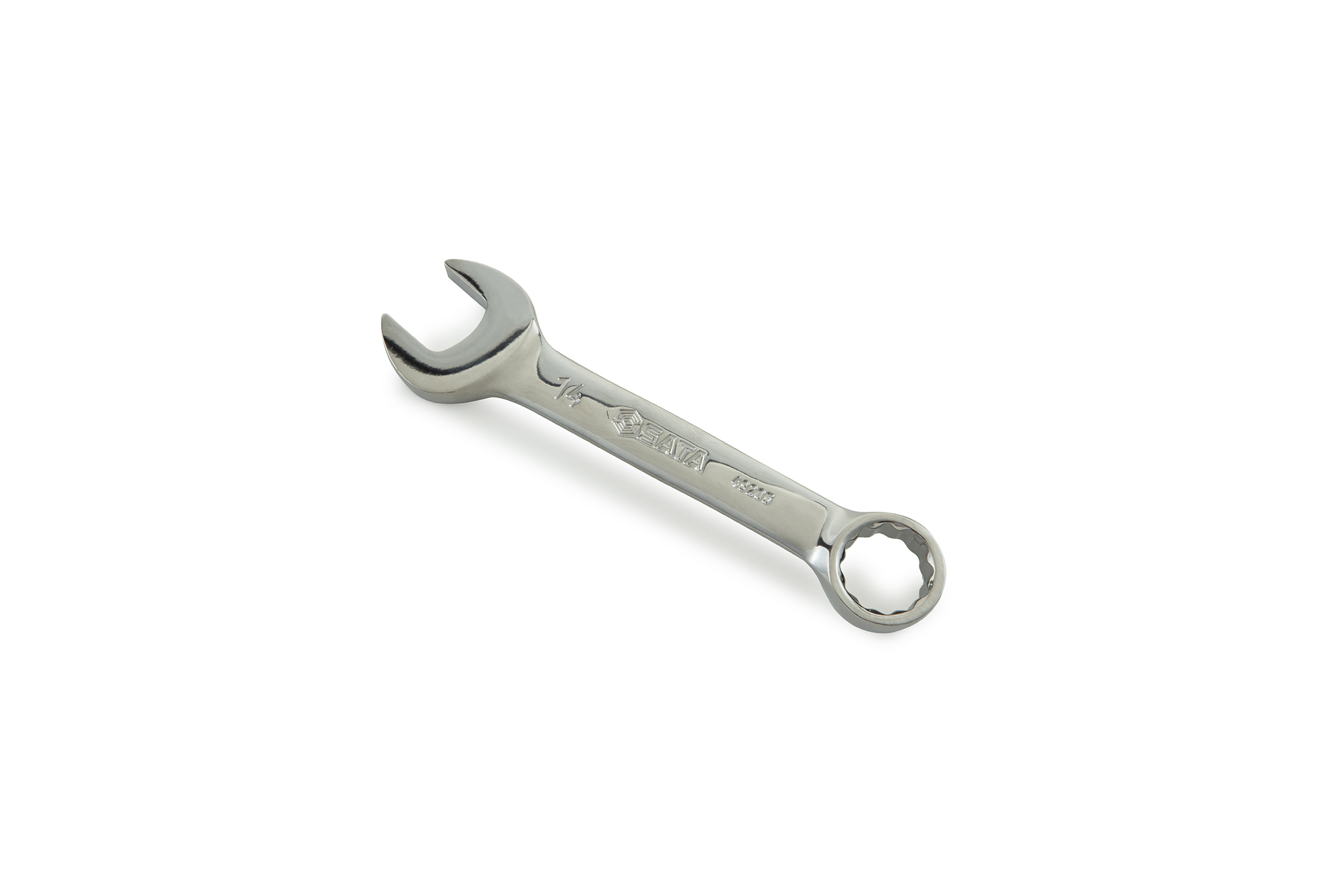 49204 SATA Full Polish Stubby Combination Wrench 13MM
