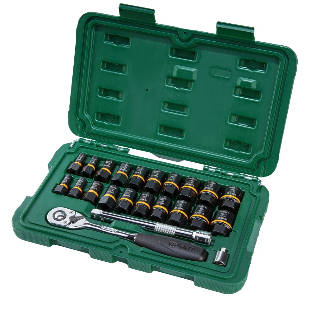 09138 SATA 23PC. 1/4"&3/8" Series Boltbiter Set