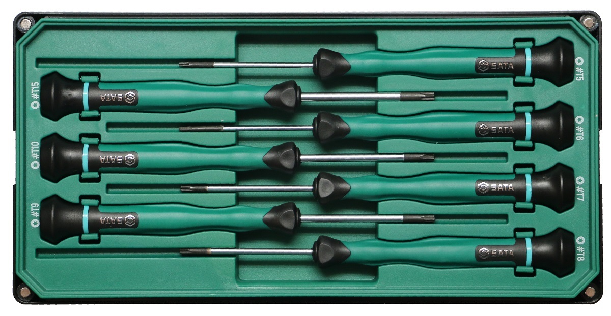 09315 SATA 7pc Precision Screwdriver Set, Torx Tips