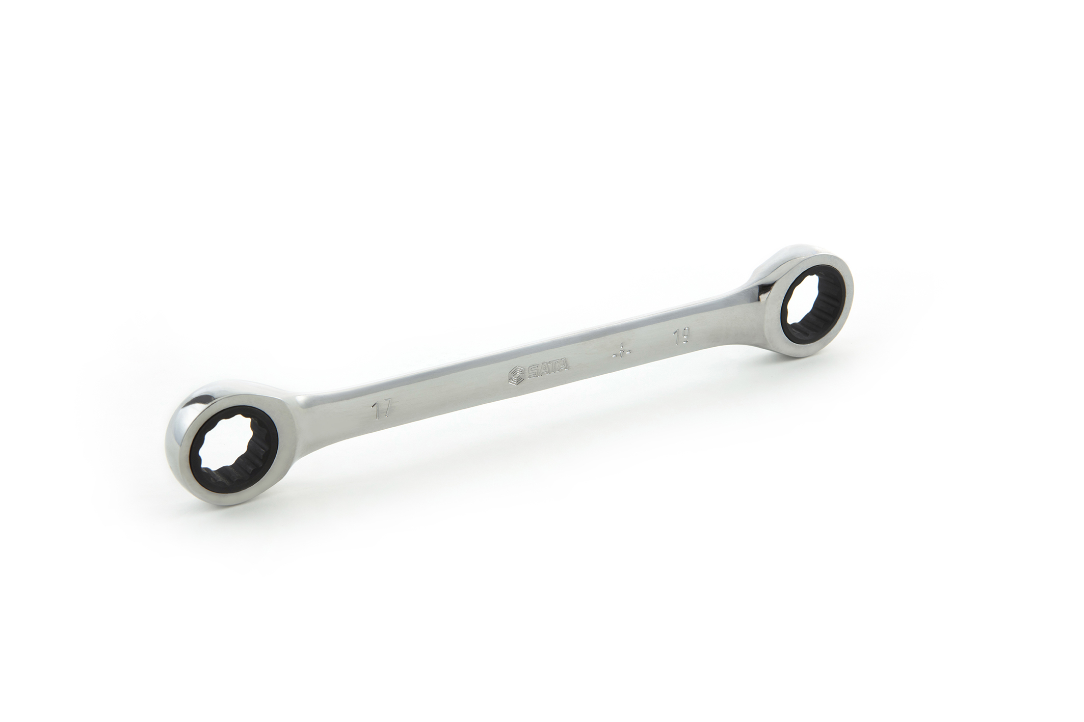 46205 SATA Full Polish Box End Ratcheting Wrench 16x18MM