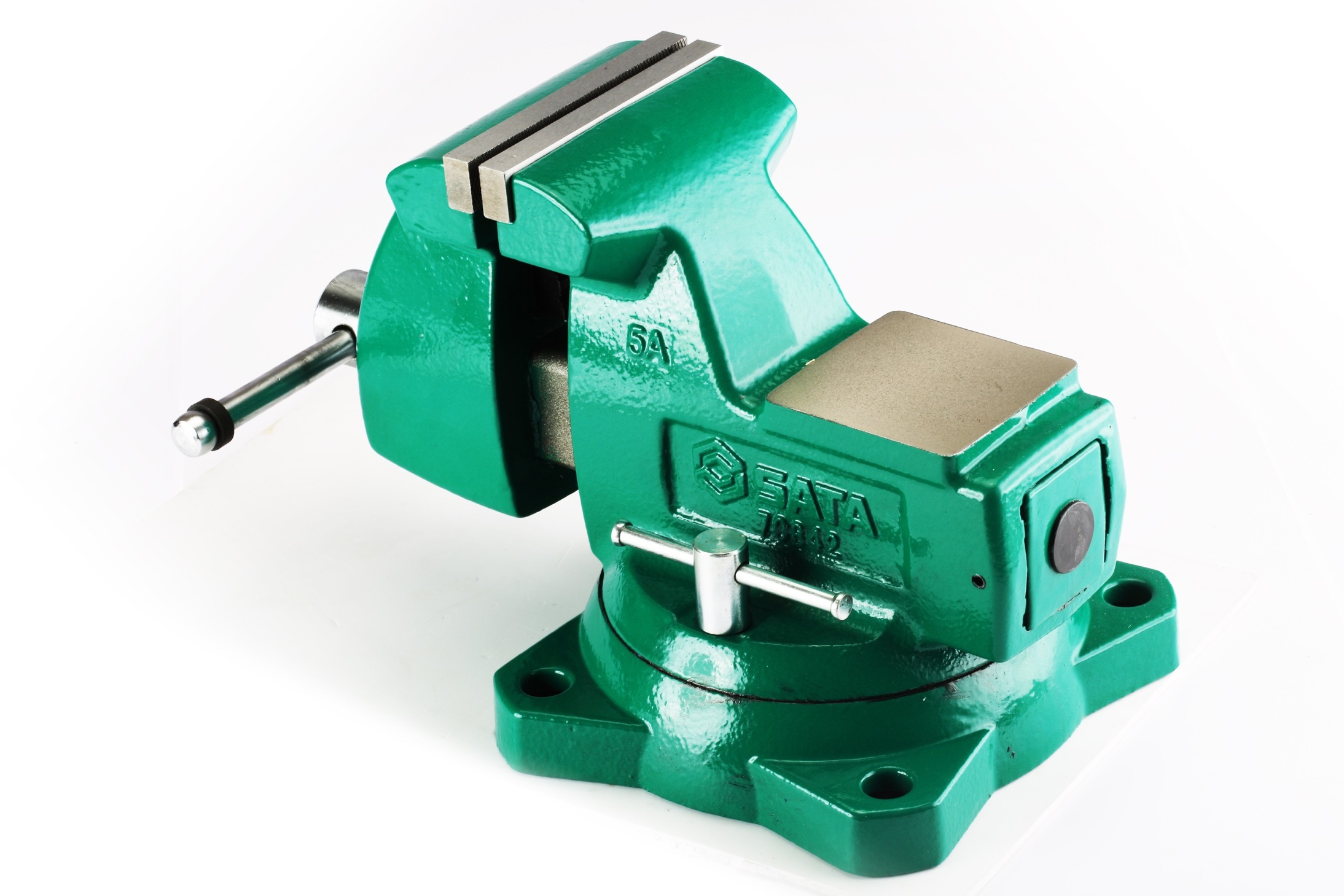 70842 SATA Heavy Duty Mechanic's Vise with Swivel Base 5"