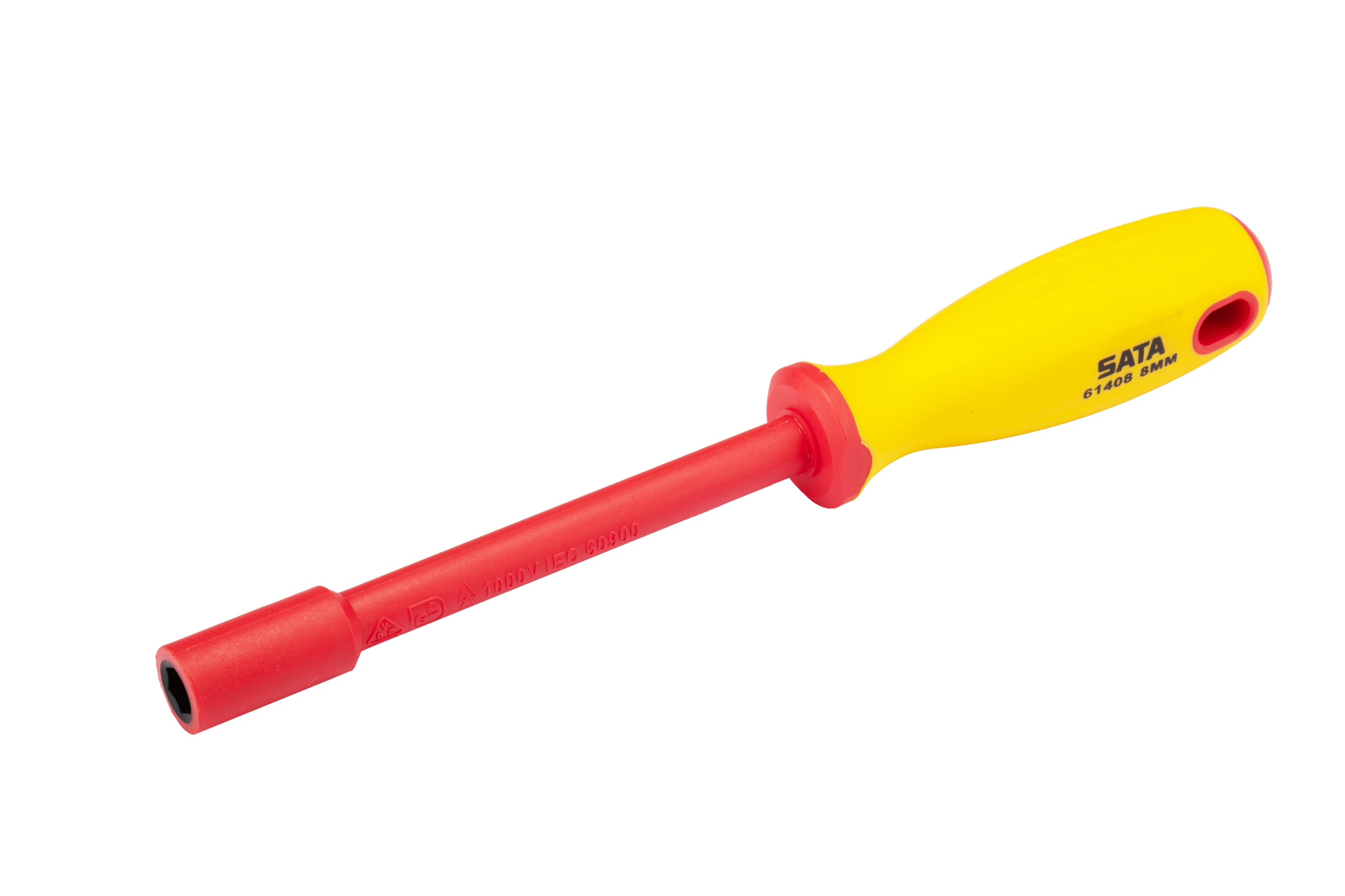 61407 SATA VDE Insulated Nut Screwdriver 7.0*125MM