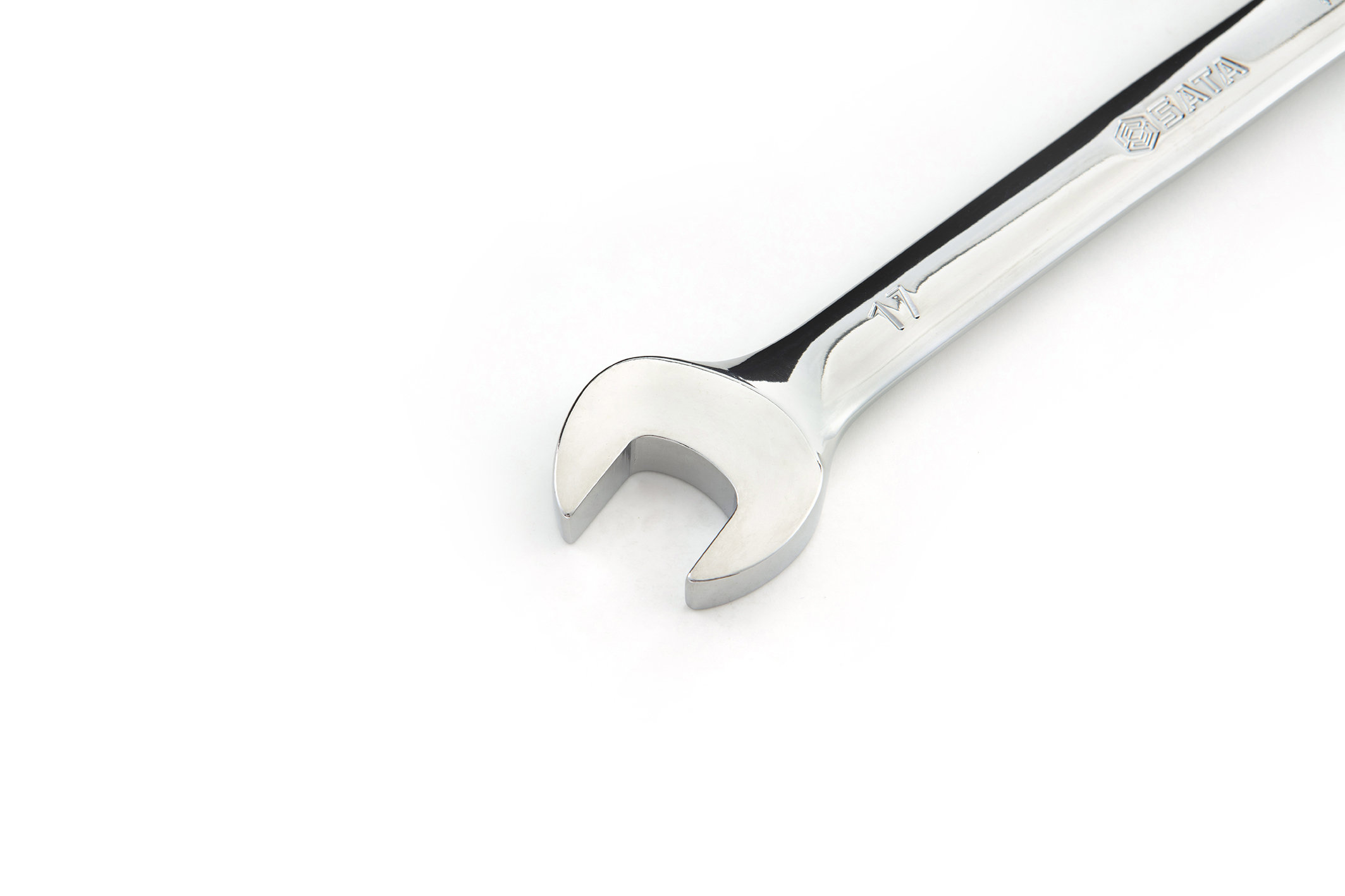 43211 SATA Full Polish Combination Ratcheting Wrench 18MM
