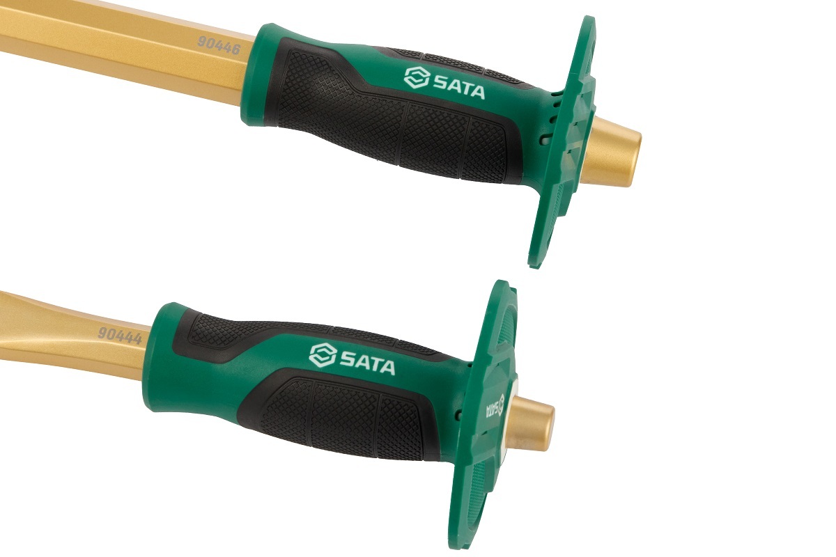 09166 SATA 2Pc. Chisel with Protective Handguard Set