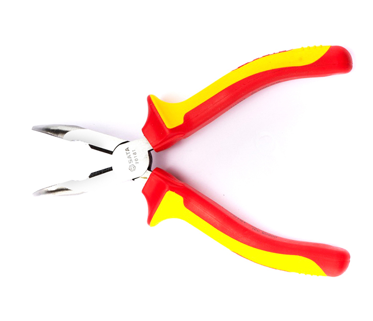 70181 SATA Insulated Bent Long Nose Plier 6"