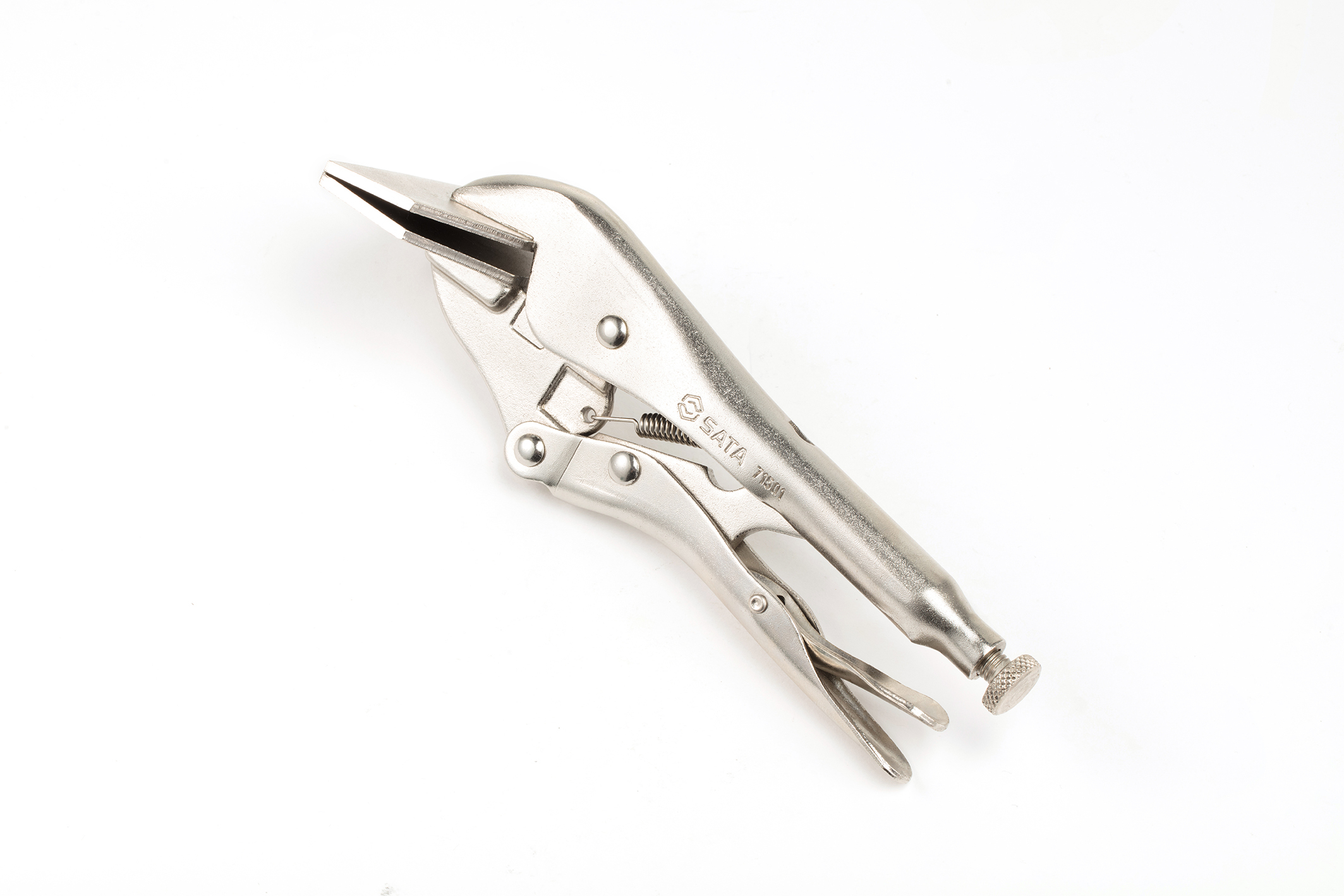 71501 SATA Locking Pliers 8", Wide Jaw