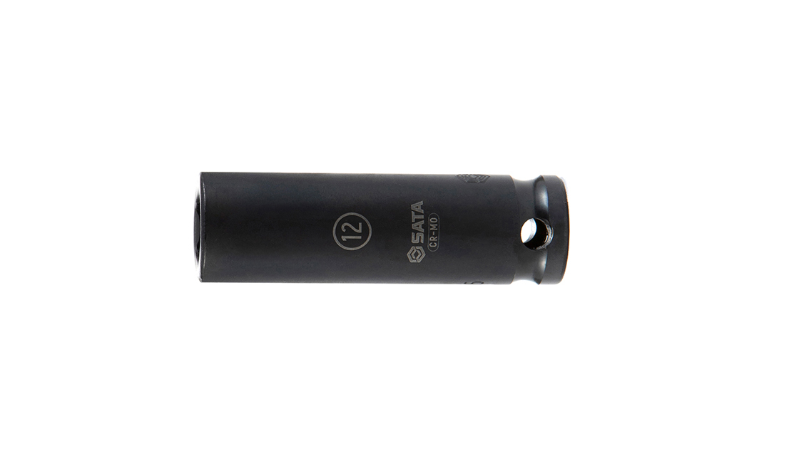 34108 SATA 3/8" Dr. 6pt. Impact Deep Socket 14MM