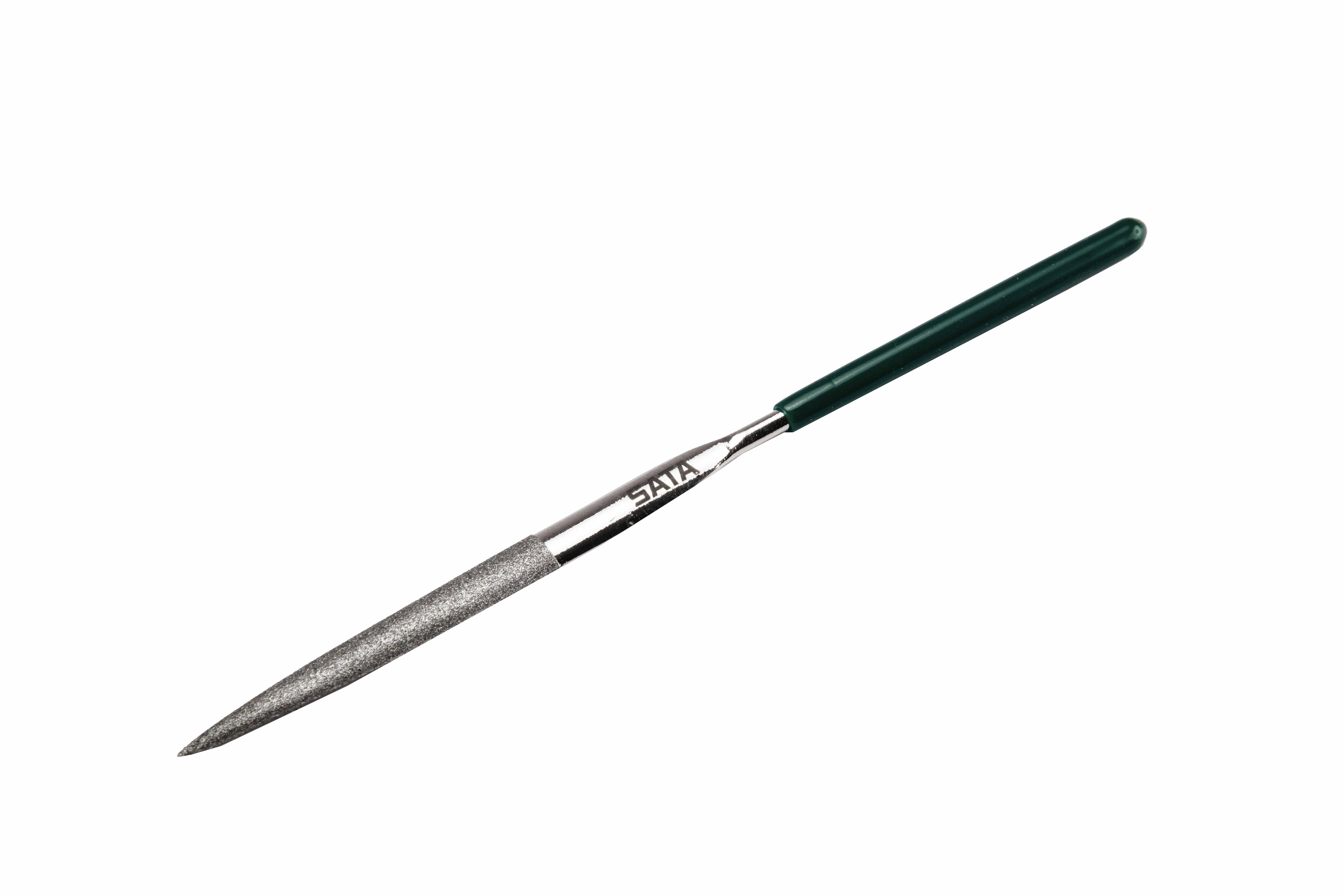 03812 SATA Diamond Pointed Half Round Needle File 3x140MM