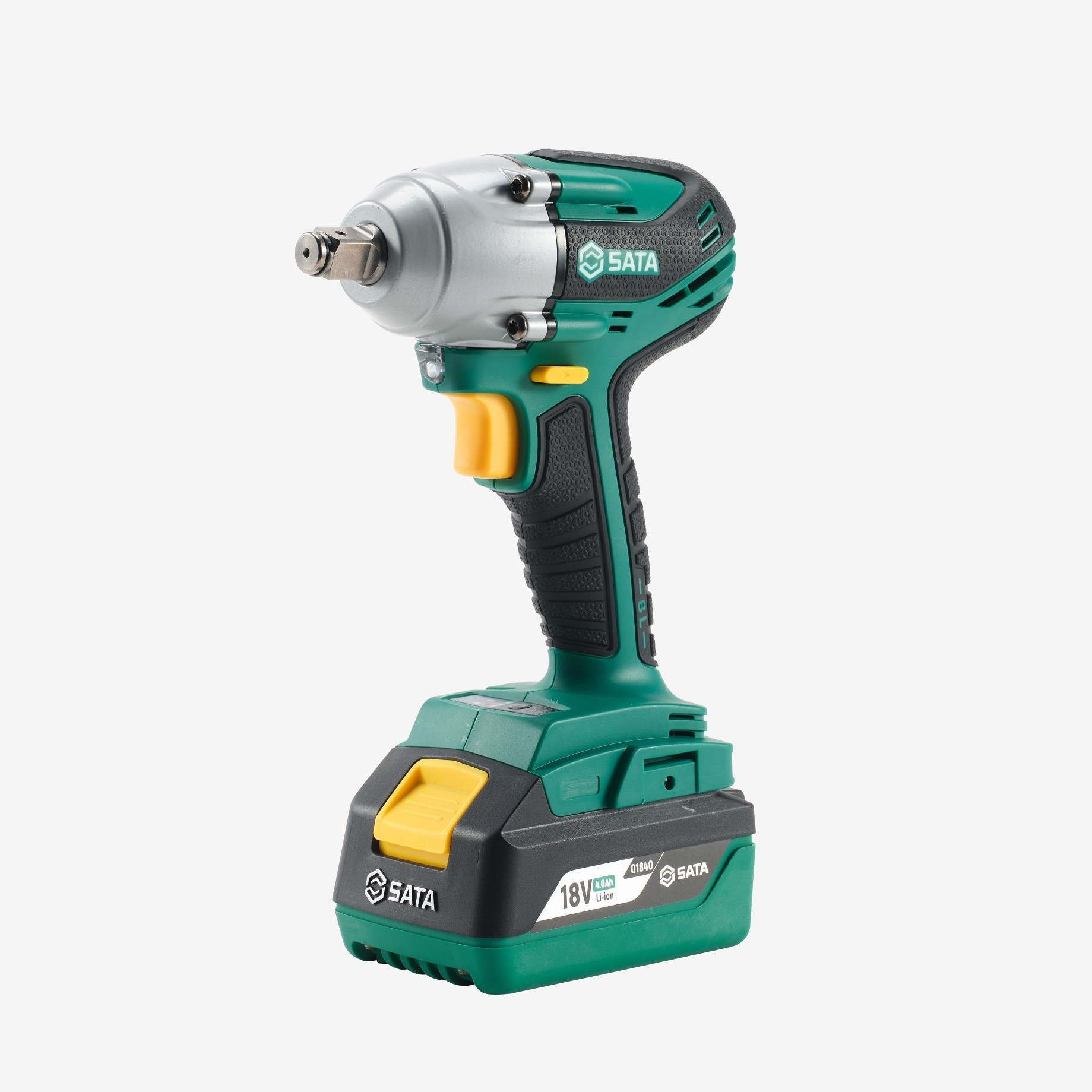 151072 SATA 18V Brushless Lithium Battery Impact Wrench (Two Batteries, One Charge 4.0Ah)