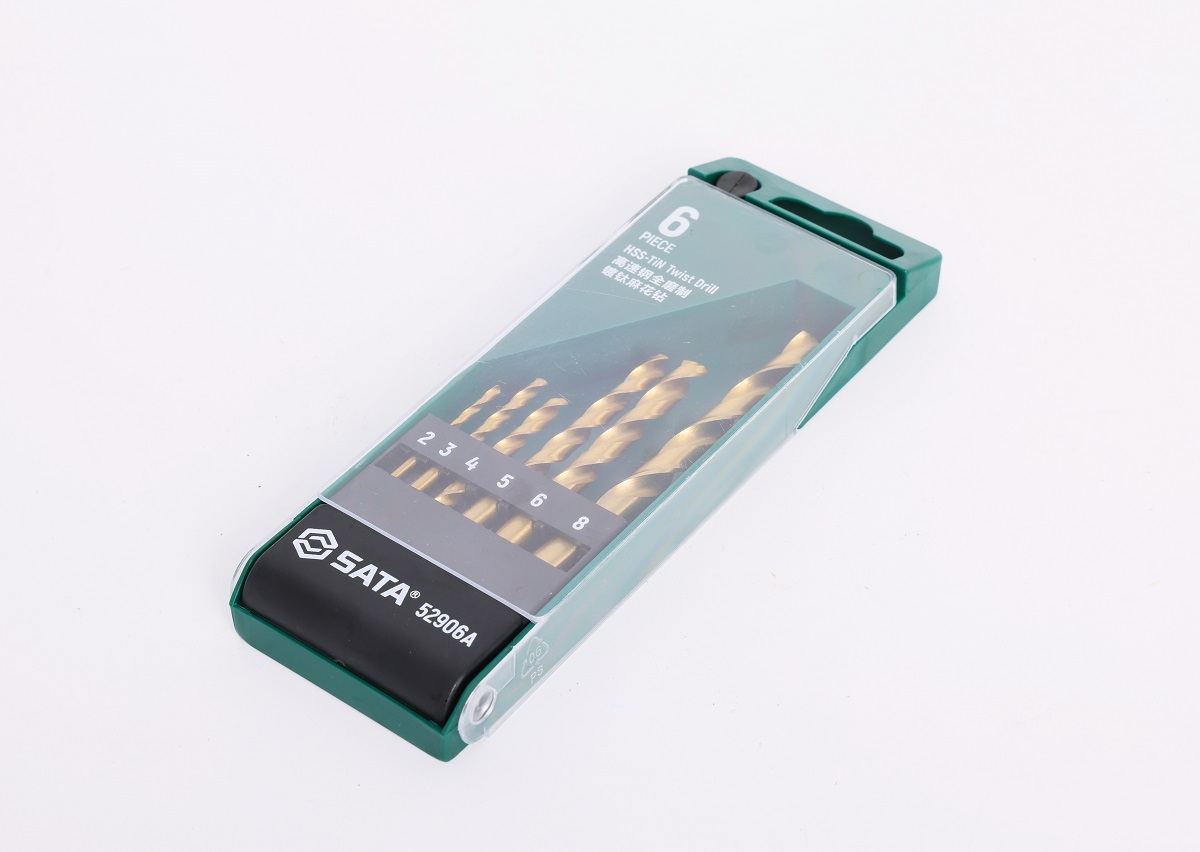 52906A SATA 6Pc. HSS-TiN Twist Drill Set
