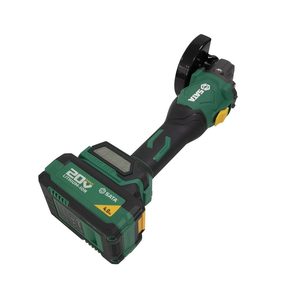 151091U SATA 20V Li-Ion Brushless Angle Grinder 4" (4.0Ah*2)