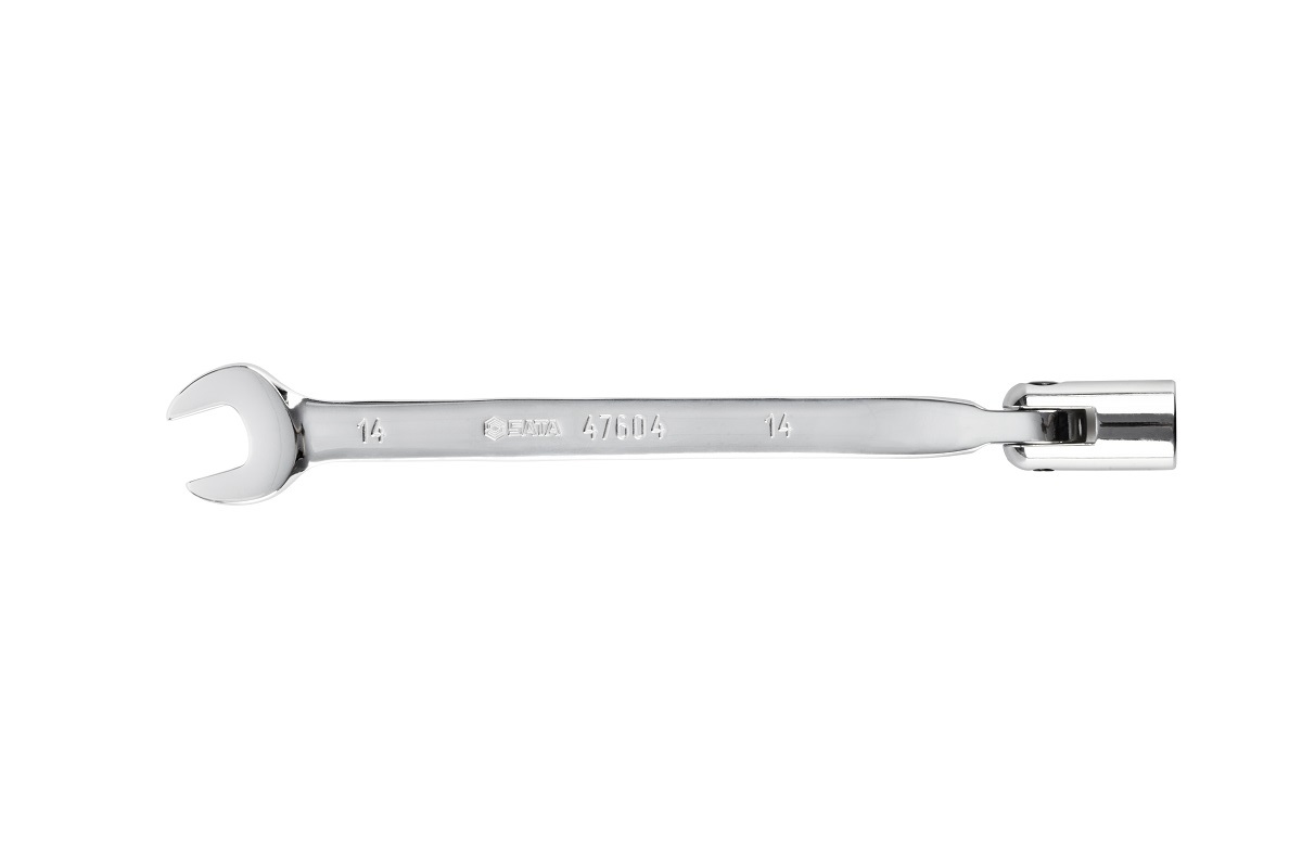 47606 SATA Full Polish Socket End & Open End Wrench 19MM