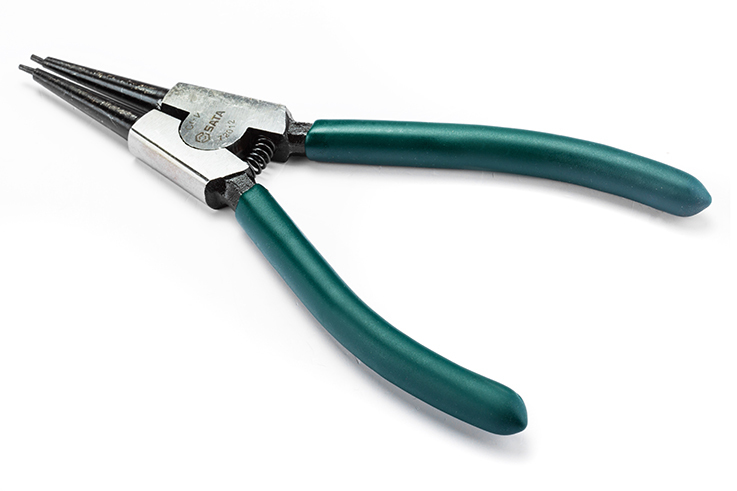 72011 SATA German Style External Snap Ring Pliers 5", Straight Tips