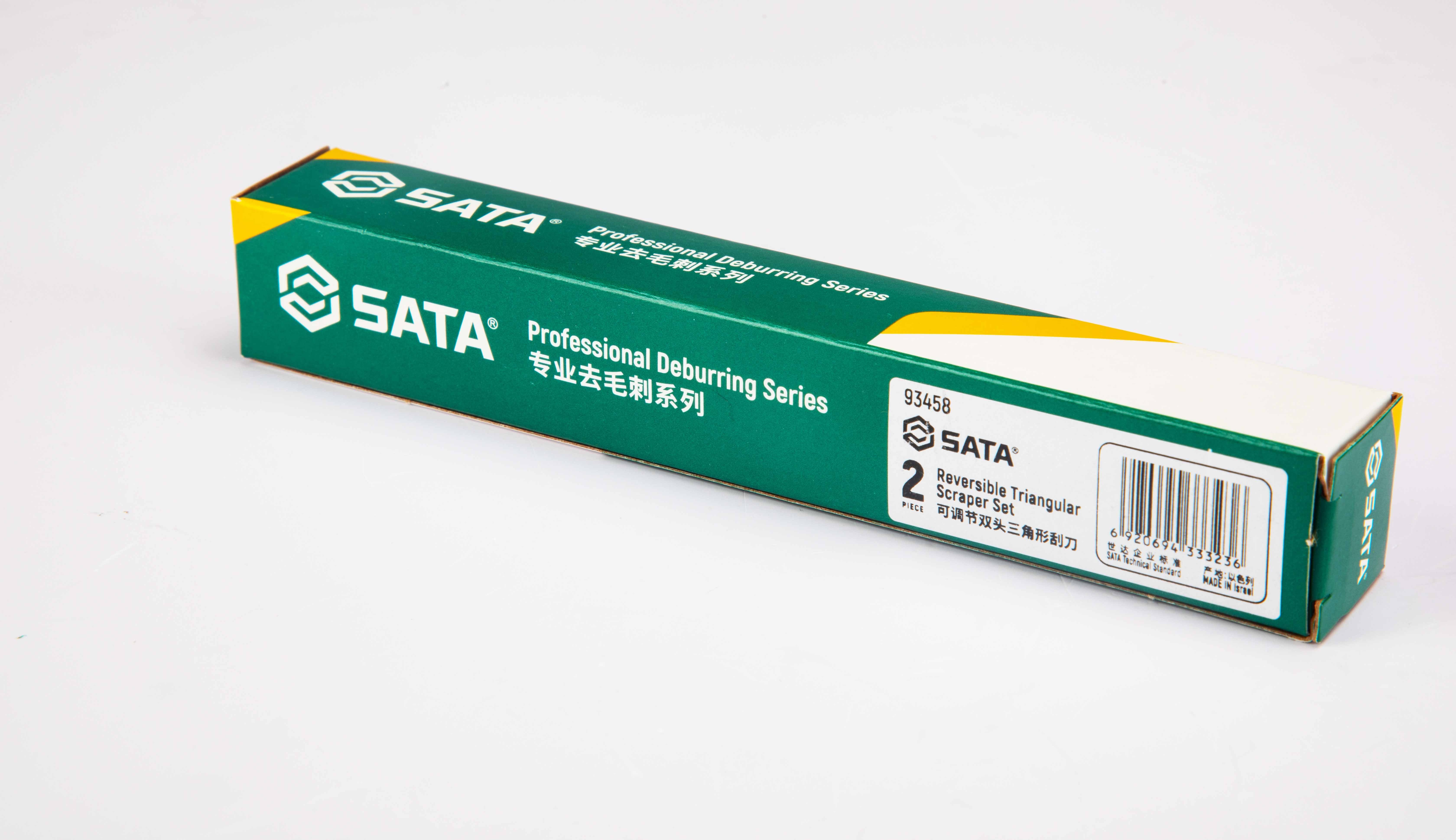 93458 SATA 2Pc. Reversible Triangular Scraper Set