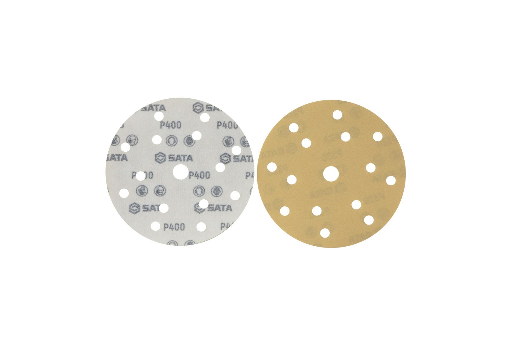 55666 SATA self-adhesive discs Φ125×P180,15 hole