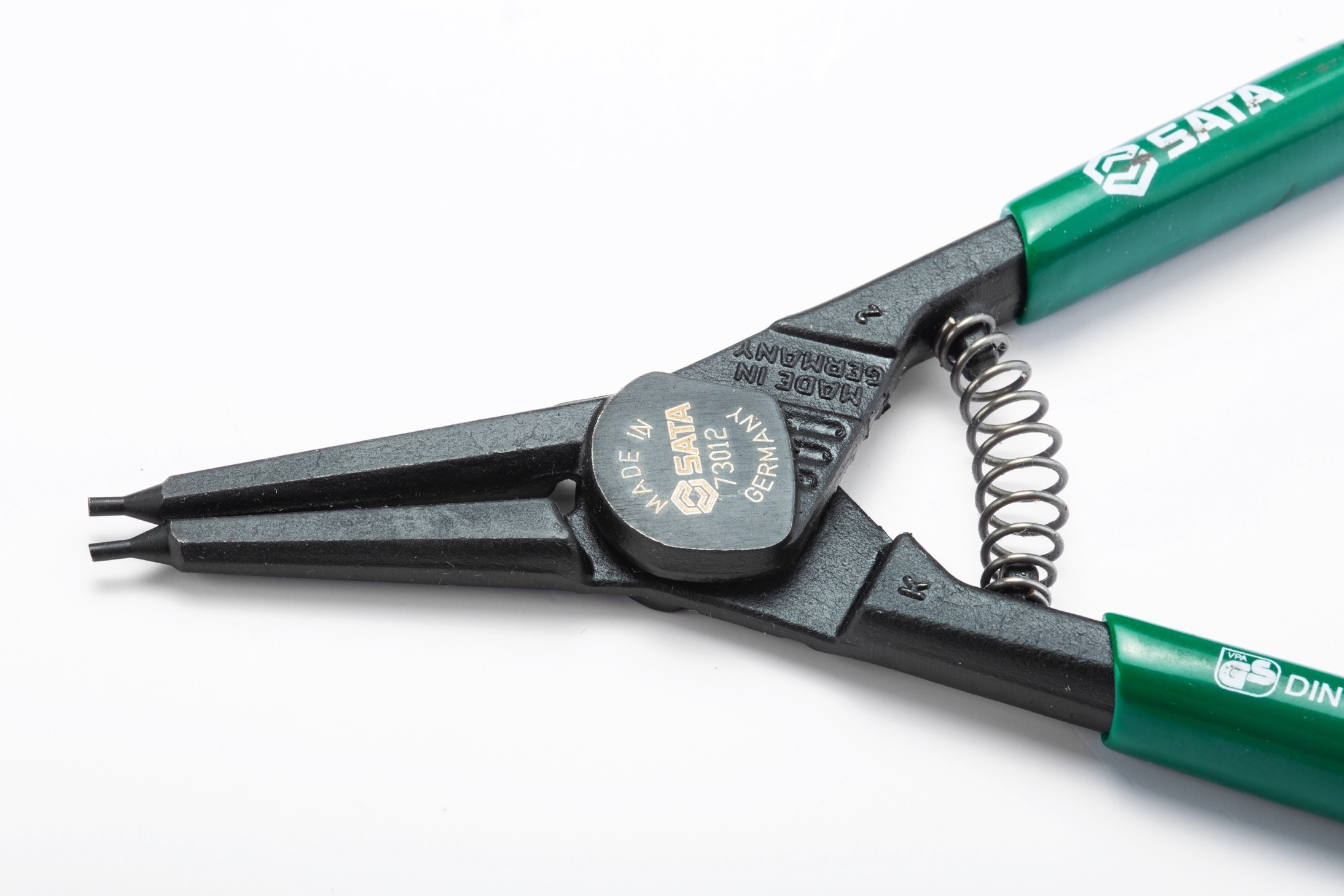 73011 SATA G Series External Snap Ring Pliers 5", Straight Tips, 1.3mm