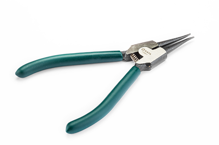 72001 SATA External Snap Ring Pliers 7", Straight Tips