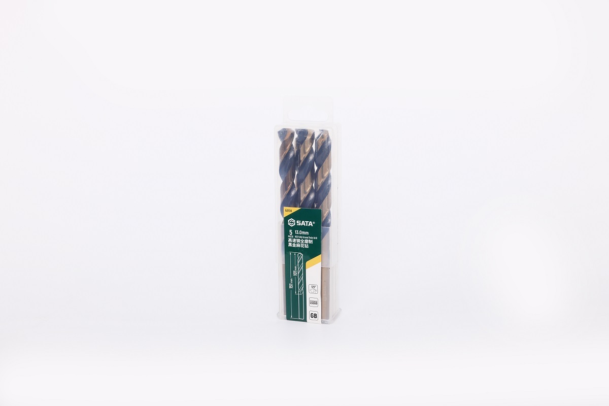 52730 SATA 5Pc. HSS Fully Ground Twist Drill 13.0mm