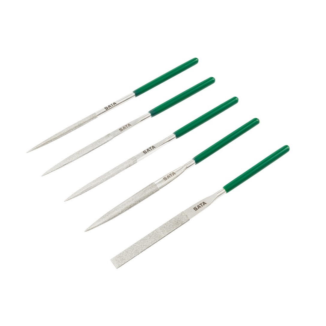 03850 SATA 5Pc. Diamond Needle File Set 5x180MM
